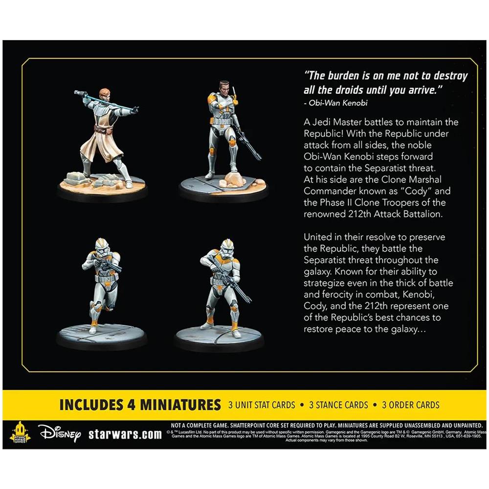 Star Wars Shatterpoint - Hello There: General Obi-Wan Kenobi Squad Pack Numero - Foto 2