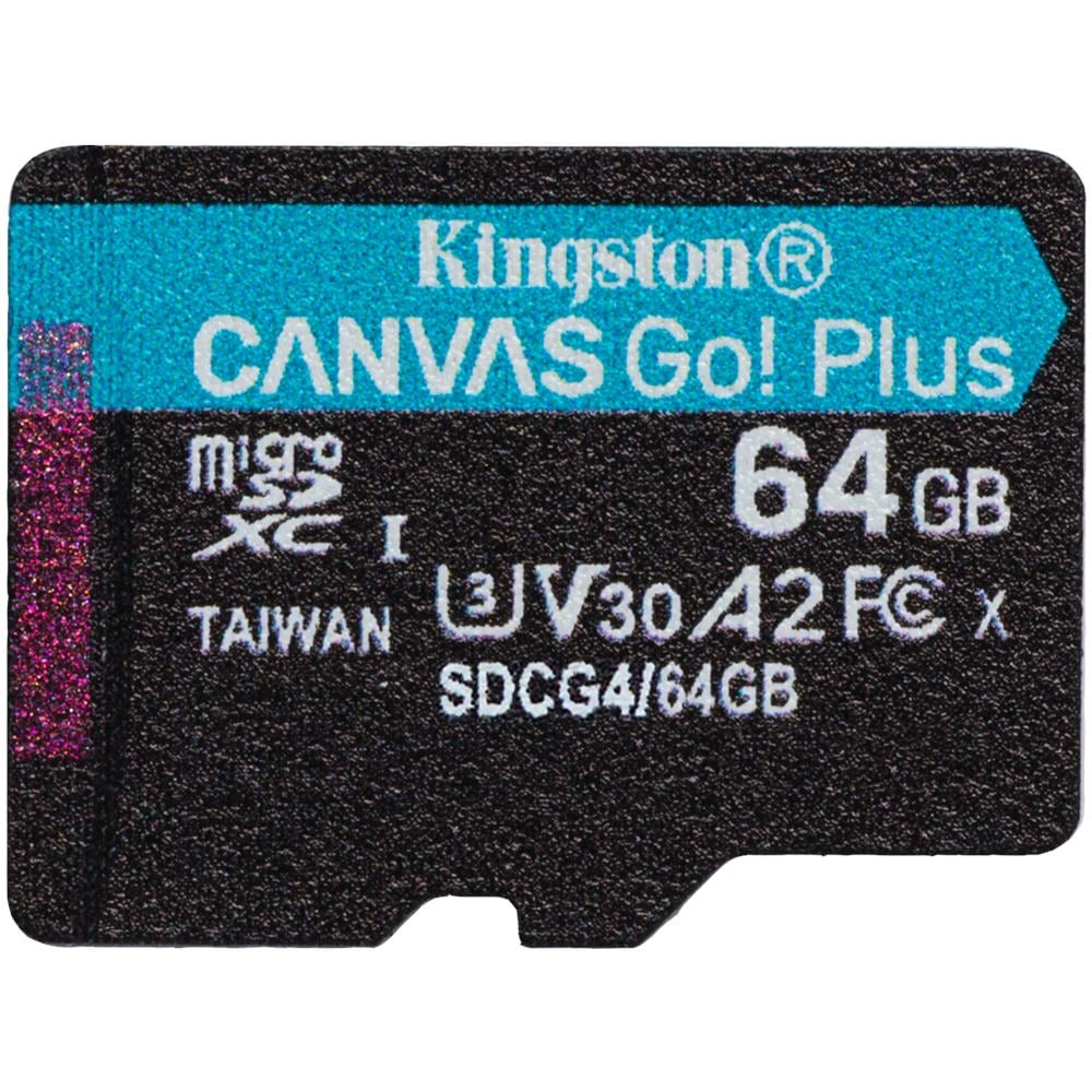 Technology Scheda microSDXC Canvas Go Plus Gen4 200MB /s A2 U3 V30 da 64 GB + adattatore - Foto 2