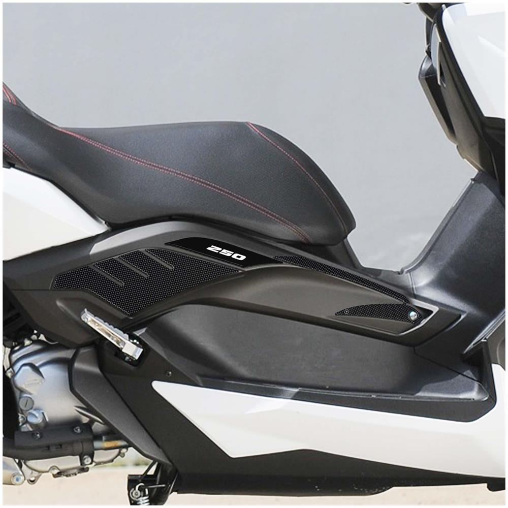 Adesivi Gel 3D Protezioni Boomerang Compatibili Con Yamaha Xmax 250 2014-2016 Carbonio-Bianco - Foto 2
