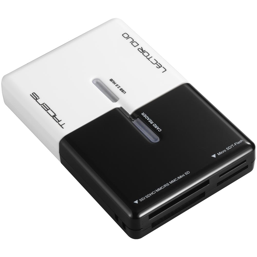 Lector Duo, microSD (TransFlash) , miniSD, MMC, SD, SDHC, USB 2.0, 480 Mbit / s, Win 98 / ME / 2000 / XP / Vista / Mac - Foto 2