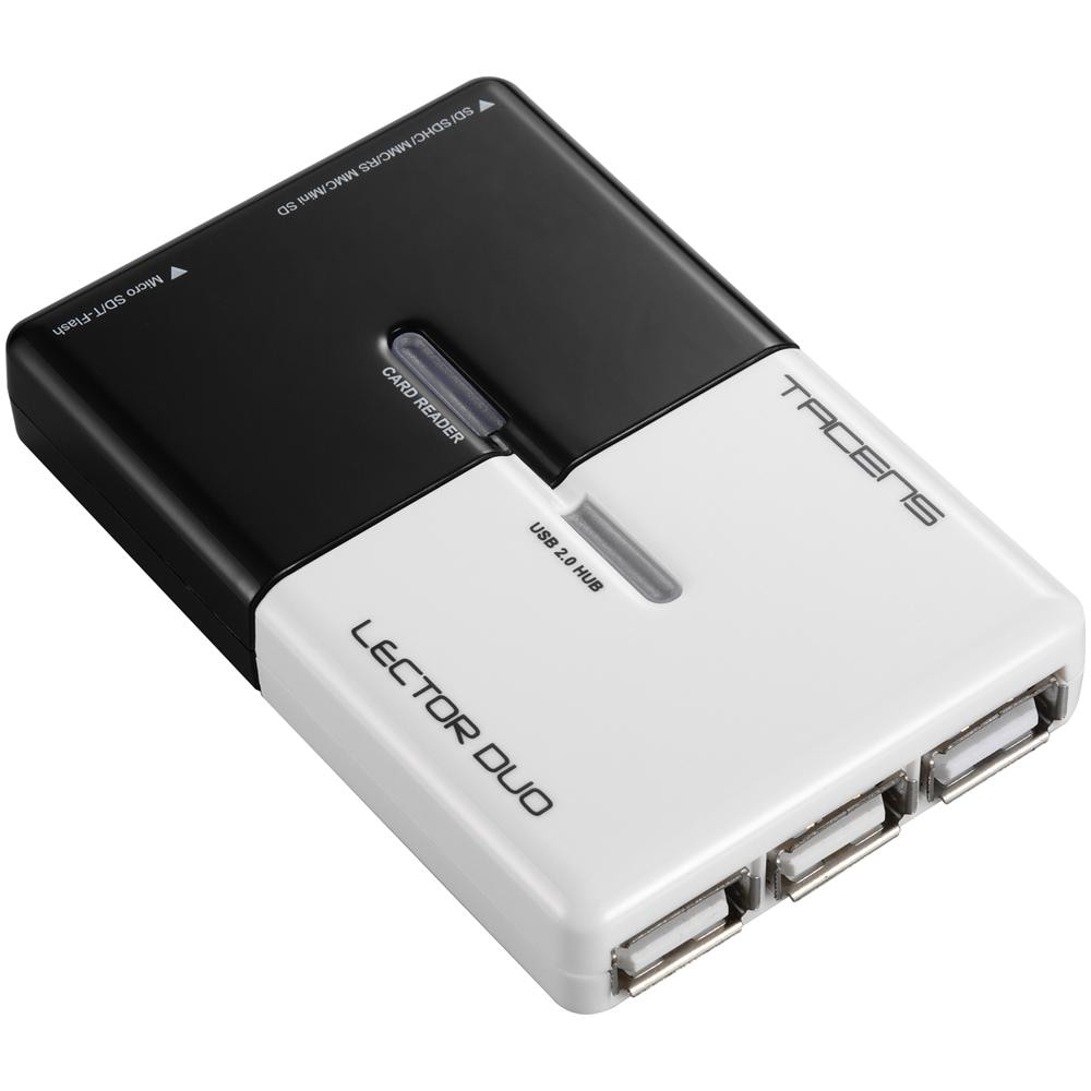 Lector Duo, microSD (TransFlash) , miniSD, MMC, SD, SDHC, USB 2.0, 480 Mbit / s, Win 98 / ME / 2000 / XP / Vista / Mac - Foto 3