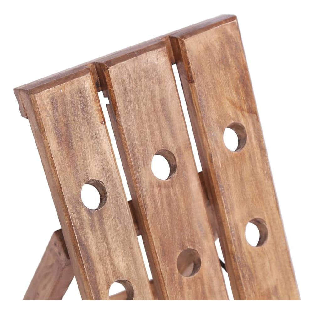 Portavini Da 15 Bottiglie 26x50x70cm Legno Massello Di Recupero - Foto 7