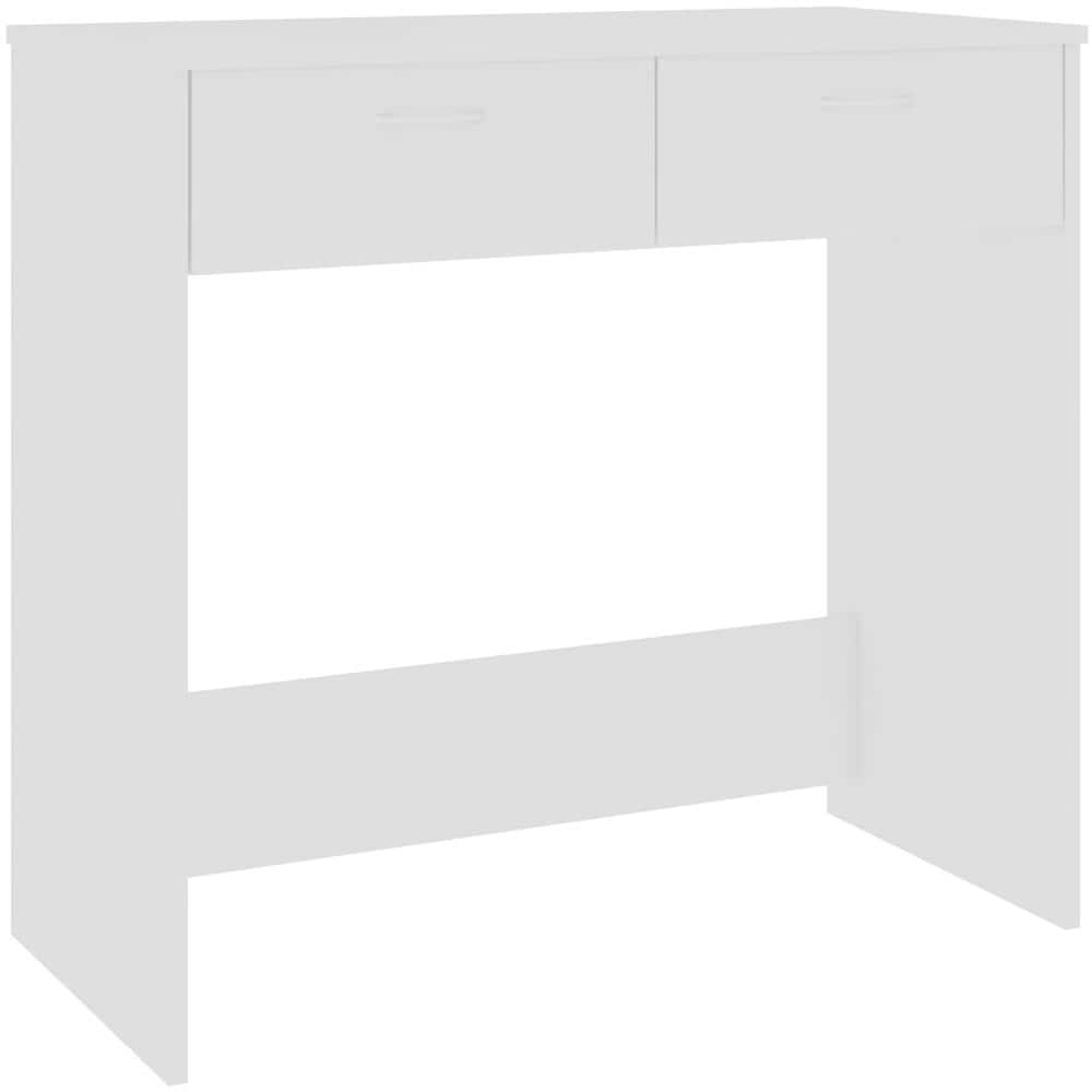 Scrivania Bianca 80x40x75 cm in Legno Multistrato - Foto 2