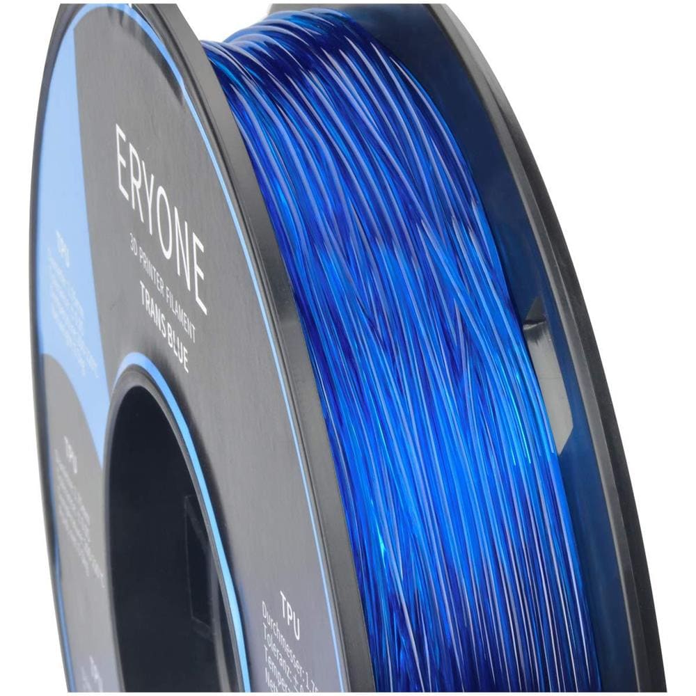 Filament Tpu 175 Millimetri Eryone Tpu Filamento 175 Millimetri La Stampa 3d Filamento Tpu Per Stampante 3d 0.5kg 1 Spool Trasparente Blu - Foto 4