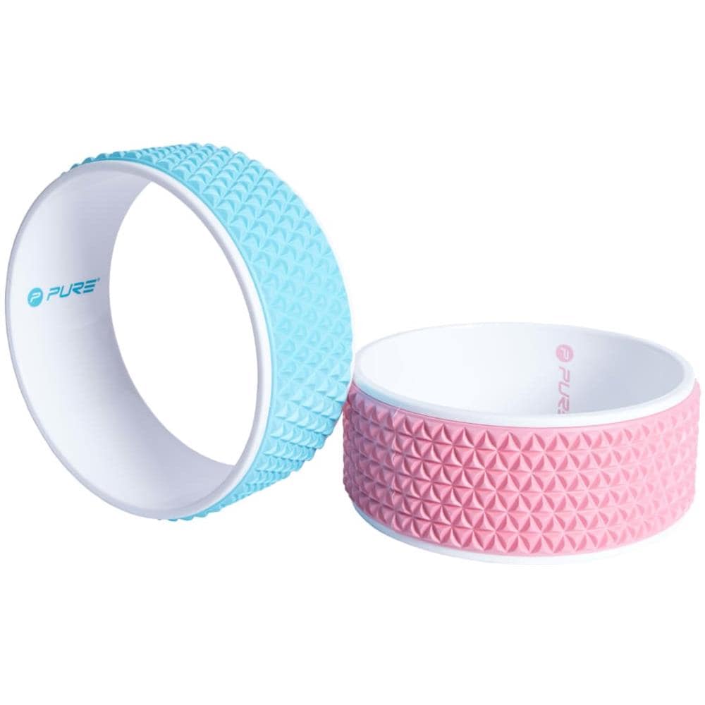 Ruota per Yoga 34 cm Blu e Bianca - Foto 3