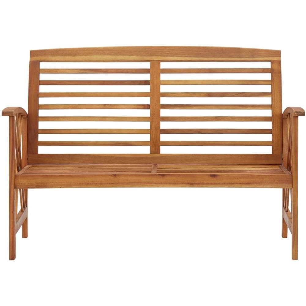 Panchina da Giardino 119 cm in Legno Massello d'Acacia - Foto 3