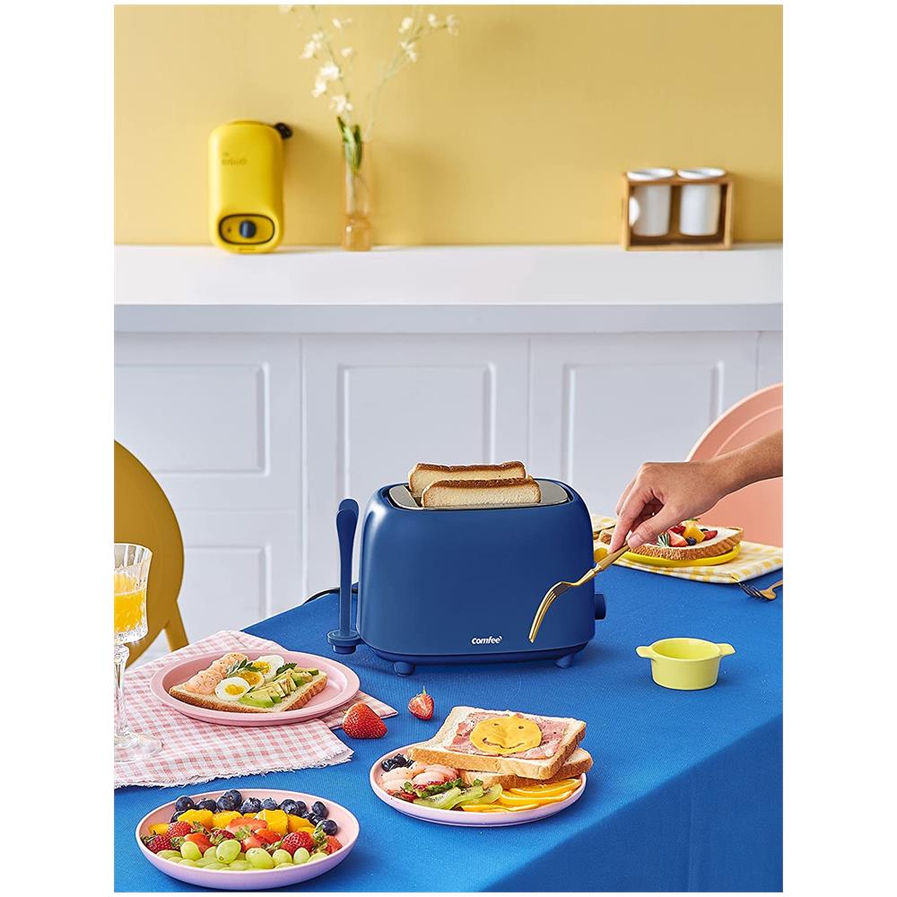 Tostapane a 2 Scomparti MT-RP2L18W2 Potenza 800 Watt Colore Blu / Giallo - Foto 5