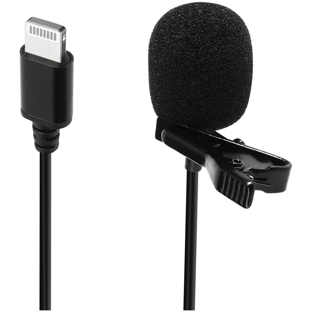 Microfono Lavalier Lightning Omnidirezionale Filtro Anti-pop 1,5 M - Foto 1