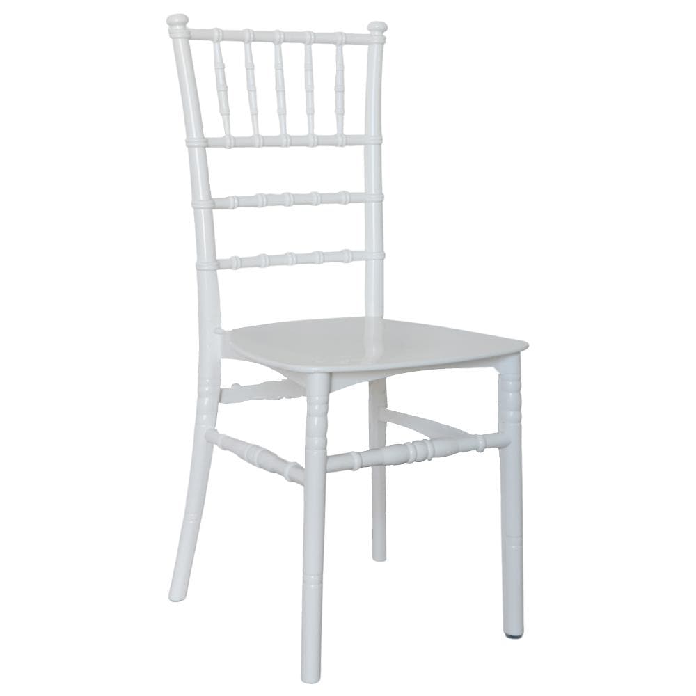 Sedia Chiavarina In Polipropilene Bianca Modello Rinforzato - Foto 1