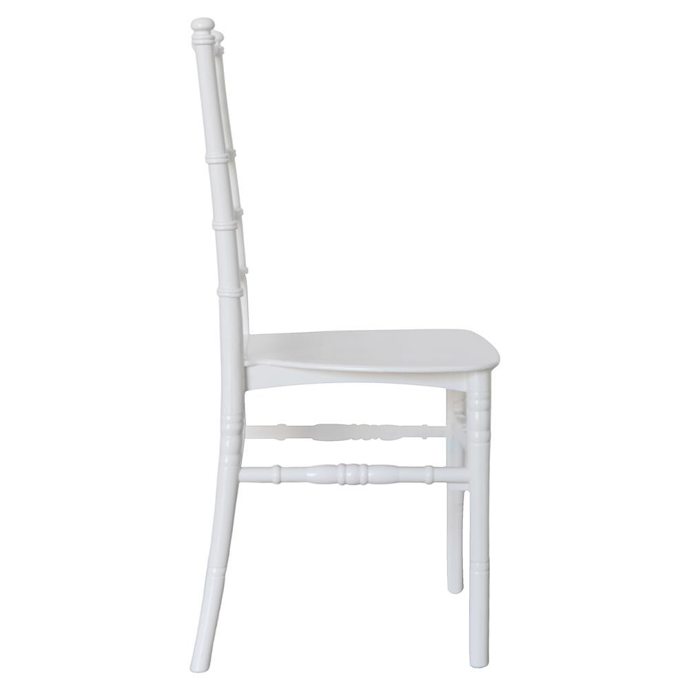 Sedia Chiavarina In Polipropilene Bianca Modello Rinforzato - Foto 2
