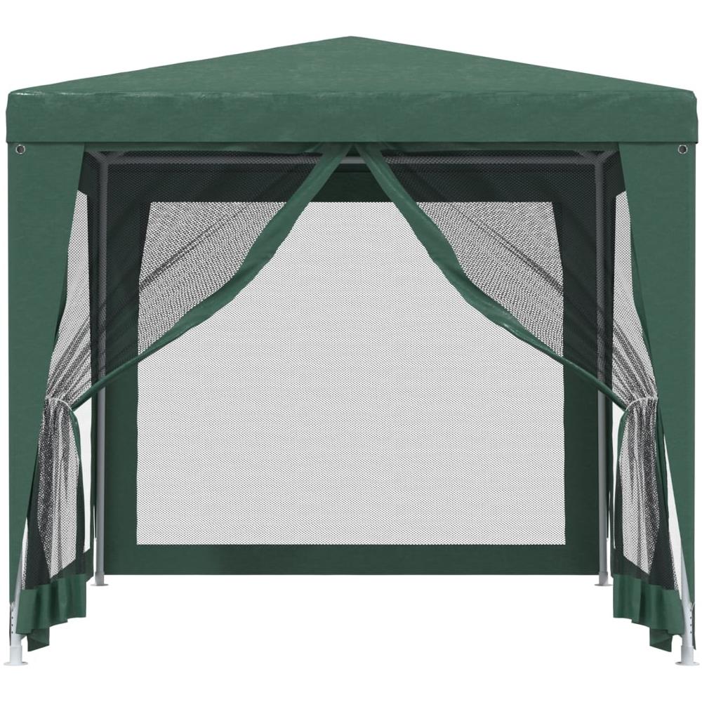 Tenda Per Feste Con 4 Pareti In Rete Verde 2,5x2,5 M In Hdpe - Foto 3