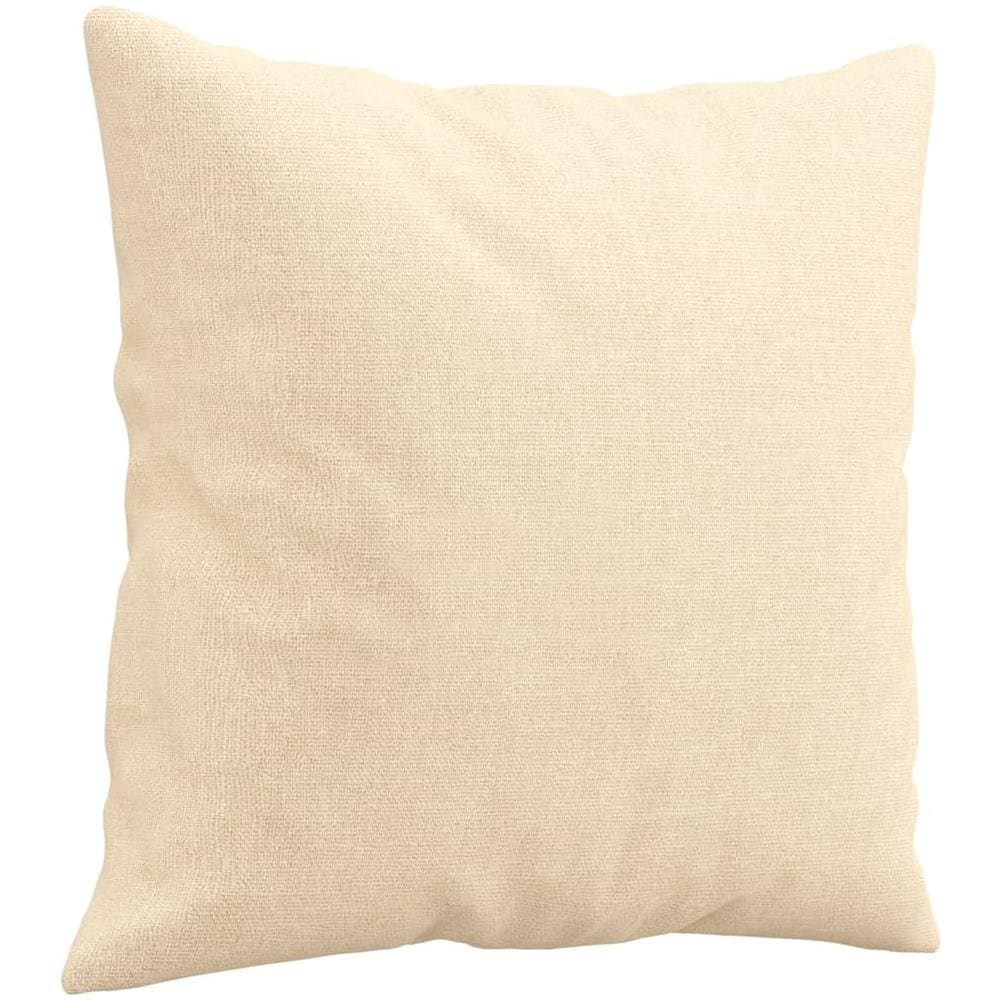 Cuscini Decorativi 2 Pz Crema 40x40 Cm In Tessuto - Foto 4