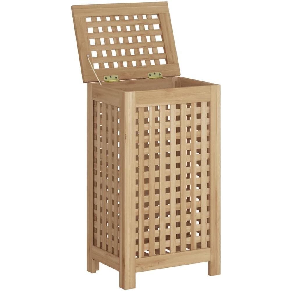 Cesto Del Bucato 35x25x60 Cm In Legno Massello Di Teak - Foto 2