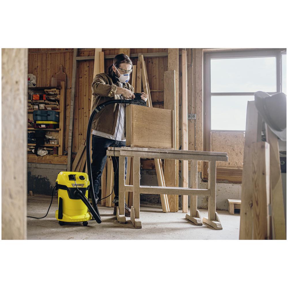 WD 3 P V-17/4/20 Nero, Giallo 17 L 1000 W - Foto 2