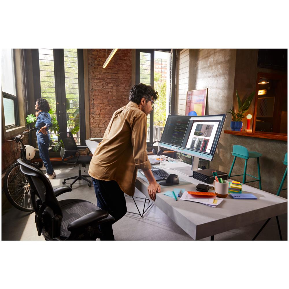 Monitor 37.5" LED IPS Curvo 8K167AA#ABB 3840 x 1600 Quad HD+Tempo di Risposta 5 ms Frequenza di Aggiornamento 165 (Hz) - Foto 10