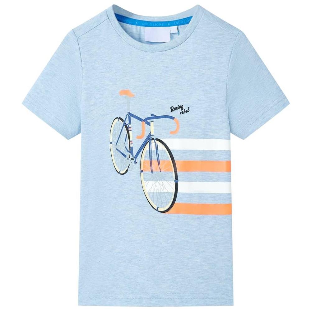 Maglietta da Bambino Blu Tenue Mélange 140 - Foto 1