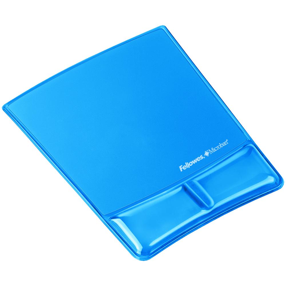 Mouse Pad - 251 mm x 209,6 mm x 22,4 mm - Blu - Gel, Polyurethane - Foto 1