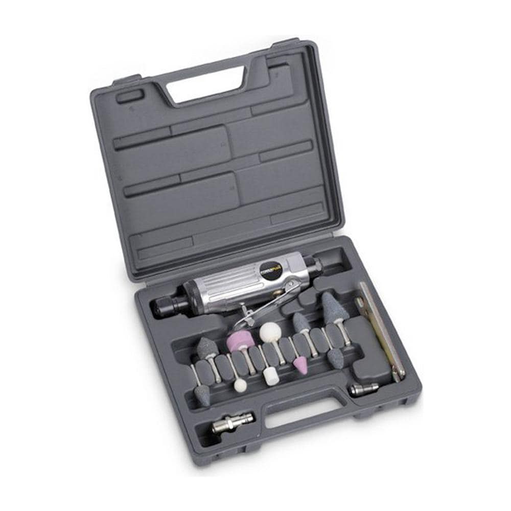 Kit Smerigliatrice Pneumatica 16 Accessori Compressore Aria Compressa Powair0011 - Foto 2
