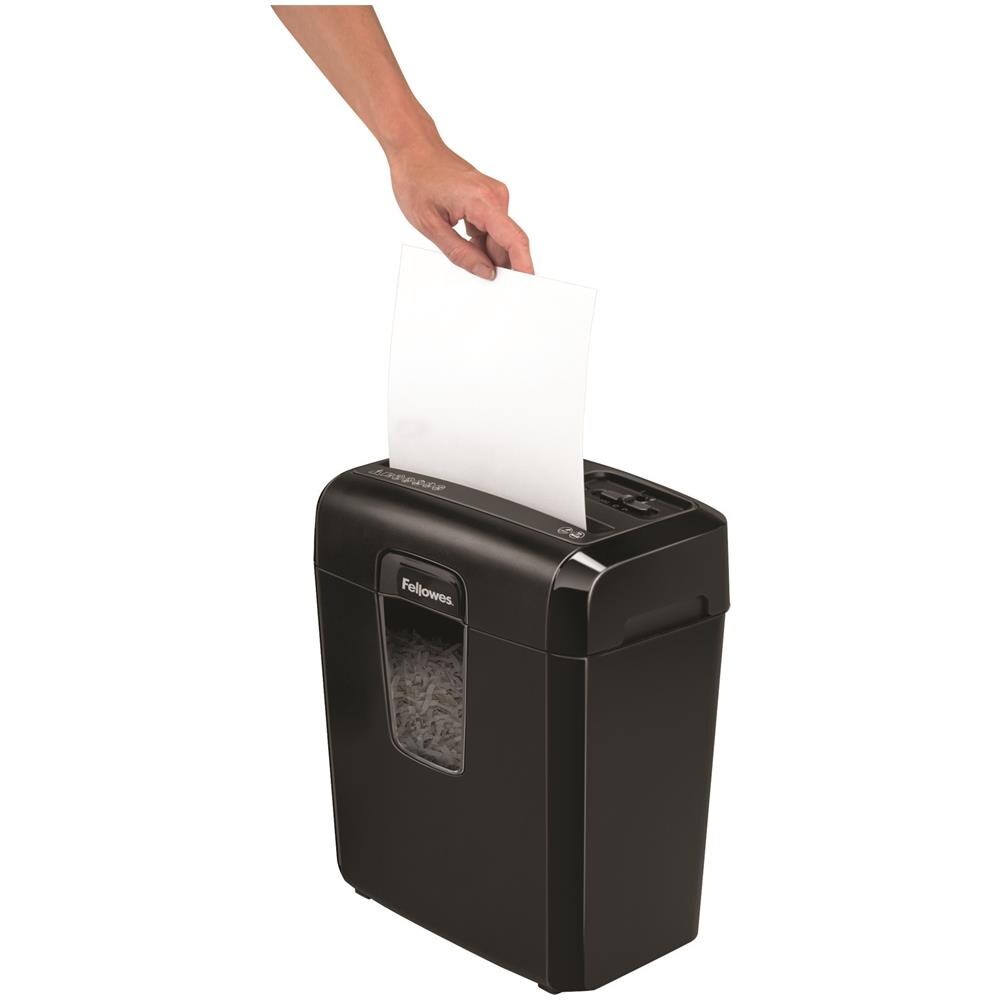 Distruggidocumenti a Frammenti Powershred 8Cd con Cestino da 14L Capacità di taglio 8 fogli Colore Nero - Foto 2