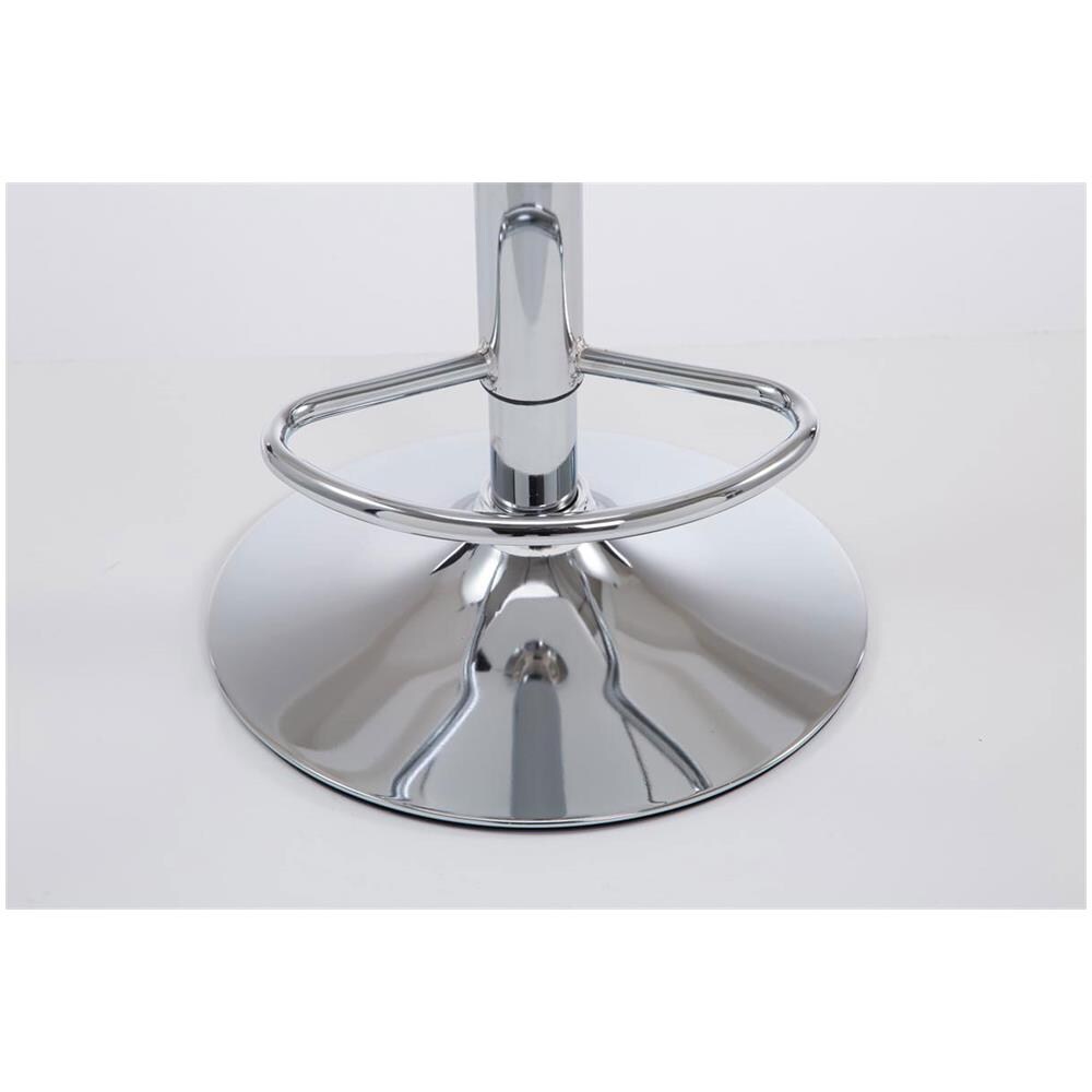 Set 2 Sgabelli Cucina Las Vegas V2 in Similpelle - Coppia Sedie Sgabello Imbottite Girevoli e Regolabili 62-82cm con Schienale Crema - Foto 5