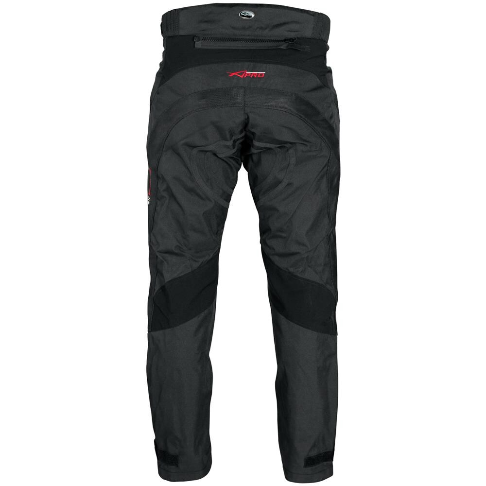 Pantaloni Mesh Traforato Traspirante Tessuto Moto Touring Uomo Nero 42 - Foto 2