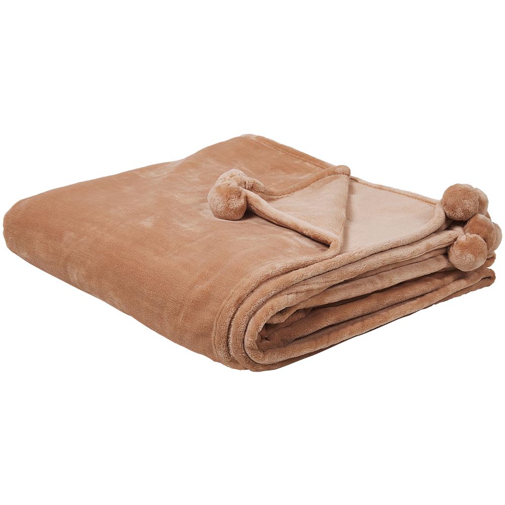 Coperta In Color Marrone Chiaro 200x220cm Terke - Foto 1