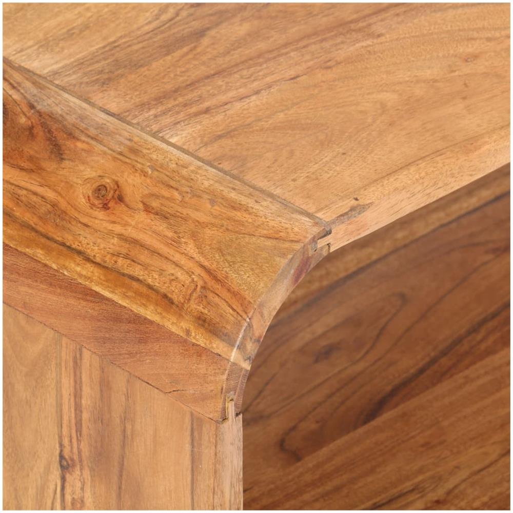 Tavolino da Salotto in Legno Massello 110x60x45 cm - Foto 3