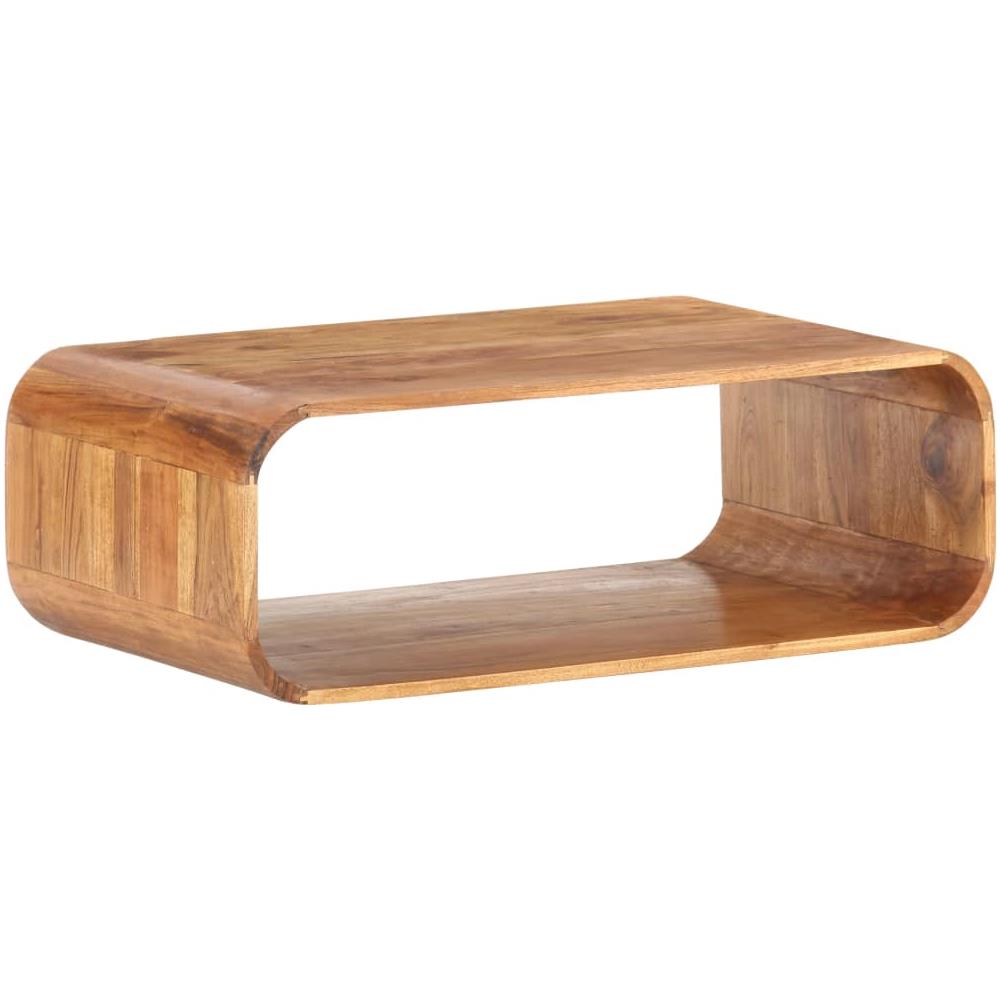 Tavolino da Salotto in Legno Massello 110x60x45 cm - Foto 1