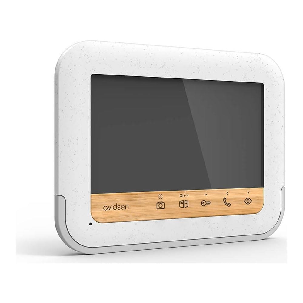 Kit Videocitofono Bifamiliare Un Monitor 7"" Bamboo 2 Fili Rfid Con Badge - Foto 2