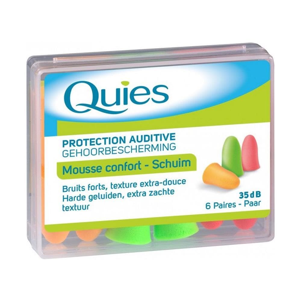 Ear Quies Gomma Piuma Molle Protezione Spine 35db - Confezione Da 6 Paia - Foto 2