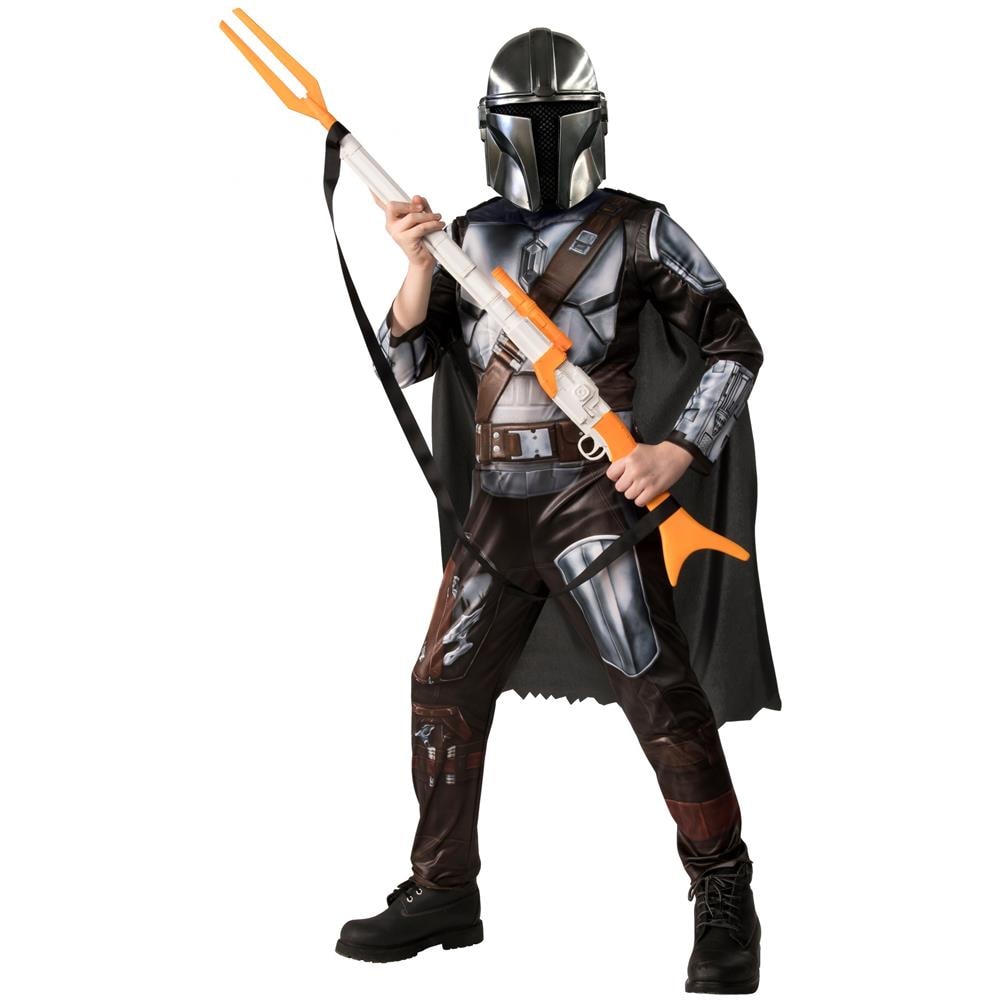 Costume Star Wars The Mandalorian Per Bambino - Taglia: 8/10 Anni (123/140 Cm)  - Foto 1