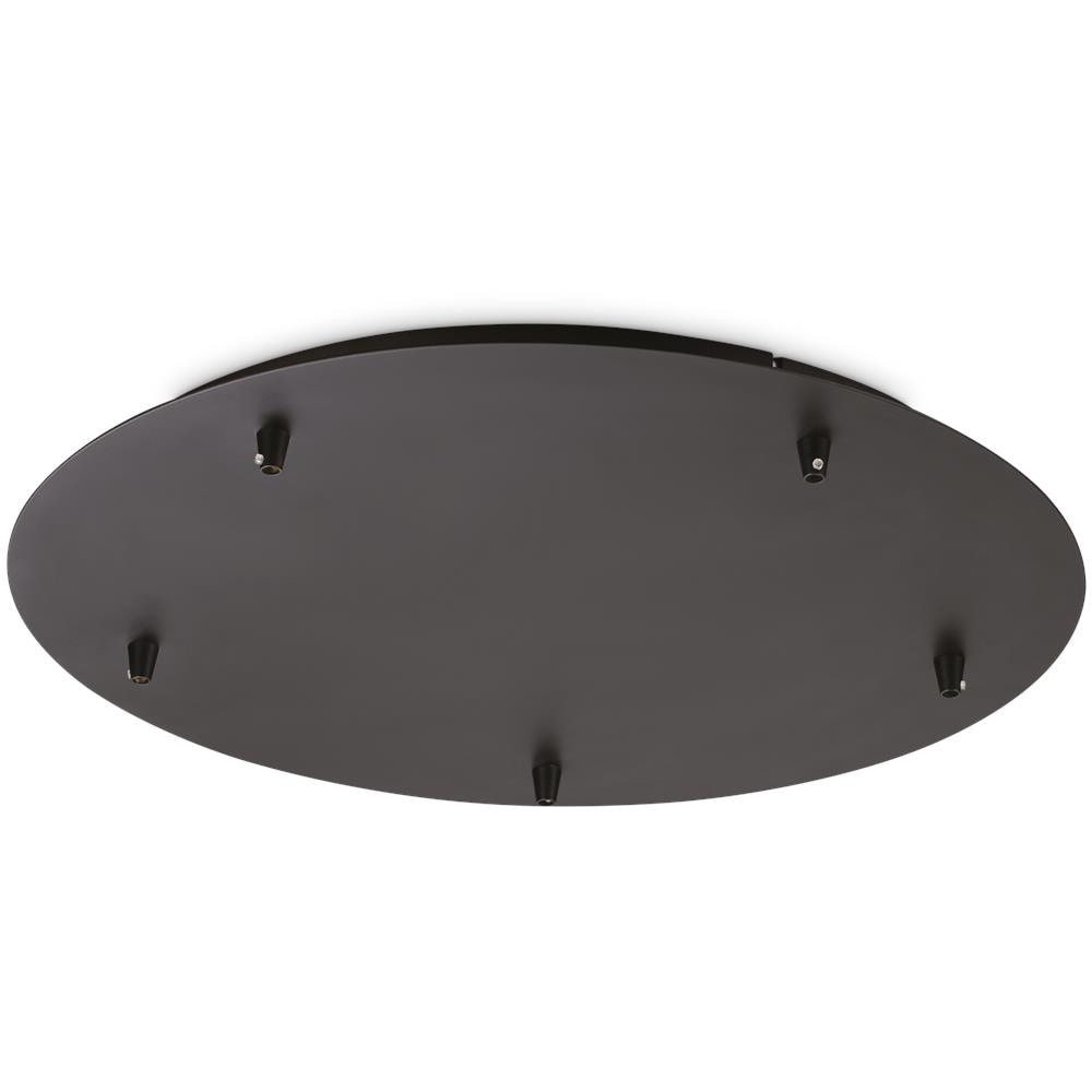 Rosone Standard 5 Luci Nero Lampada - 285658 - Foto 1