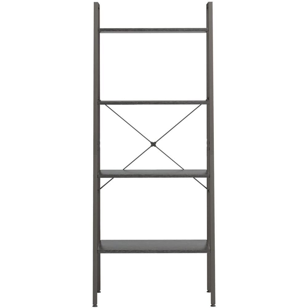 Scaffale Autoportante Con 4 Ripiani Nero 56x35x140 Cm - Foto 5