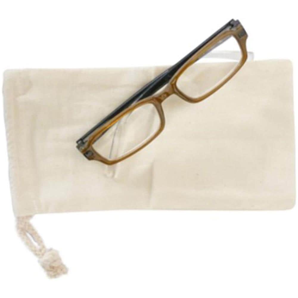 Custodia Per Occhiali In Cotone Beige Da Decorare - 10 X 20 Cm - Foto 1