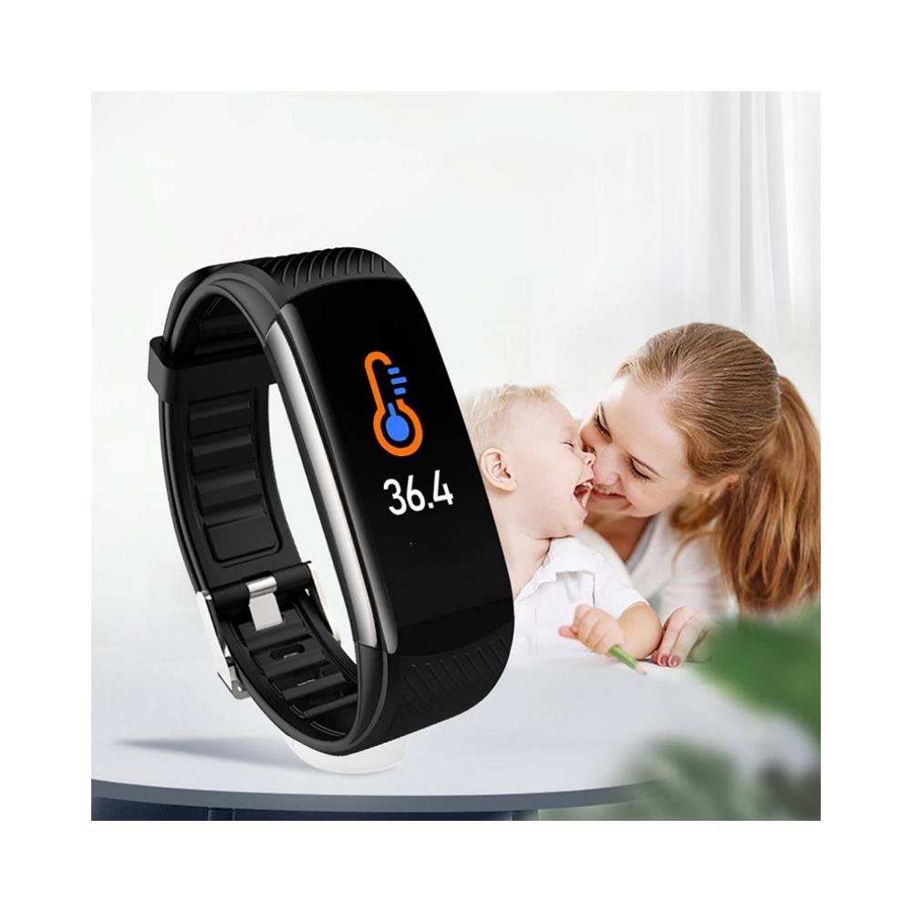 Braccialetto Di Attività Con Polso Ossigeno Nel Sangue Contapassi Rosa - Foto 2