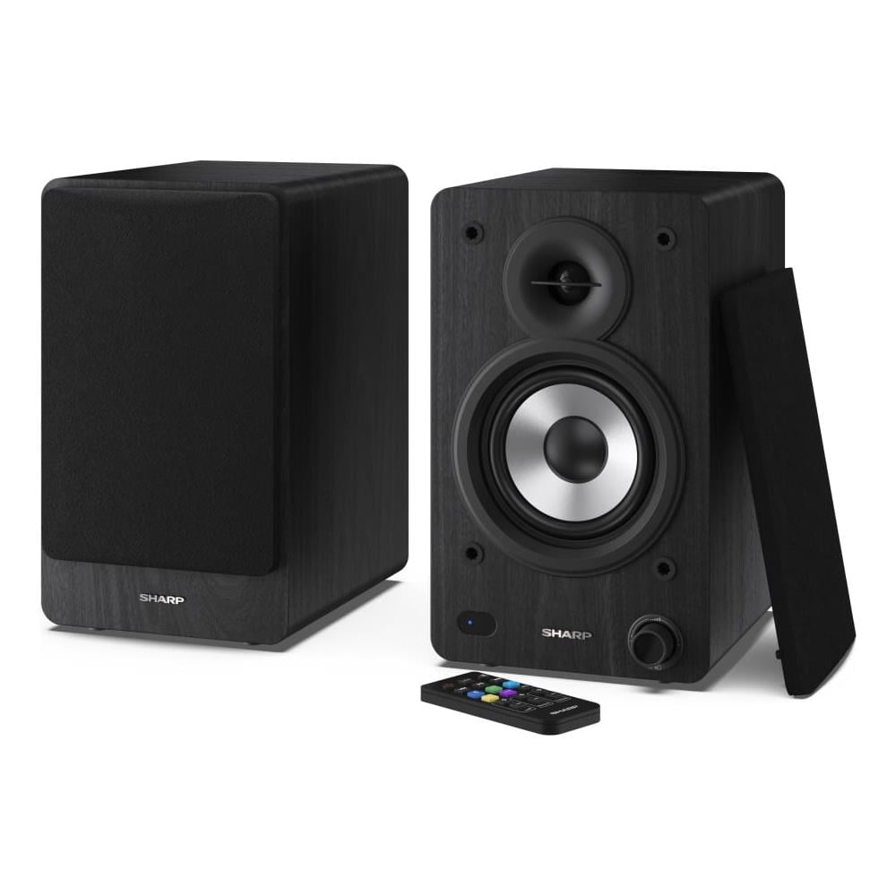 Bookshelf Speakers altoparlante 2-vie Nero Con cavo e senza cavo 60 W - Foto 1