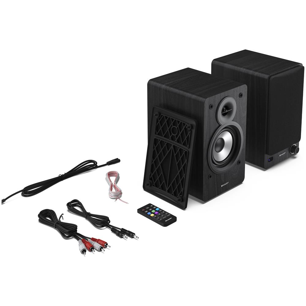 Bookshelf Speakers altoparlante 2-vie Nero Con cavo e senza cavo 60 W - Foto 13