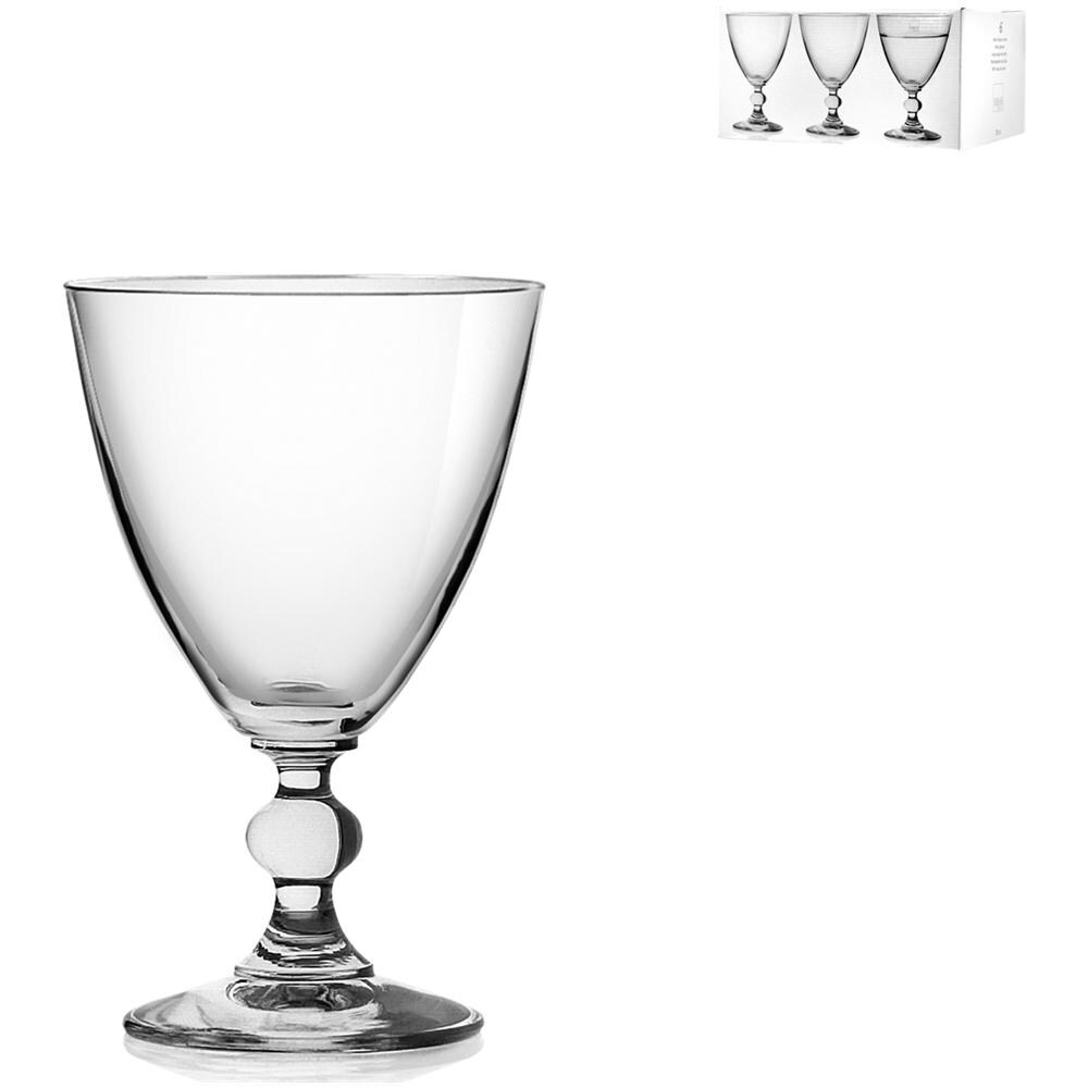 6 Calici In Vetro Splendor Trasparente Vino 17 Calici Vino Bicchieri Tavola - Foto 1