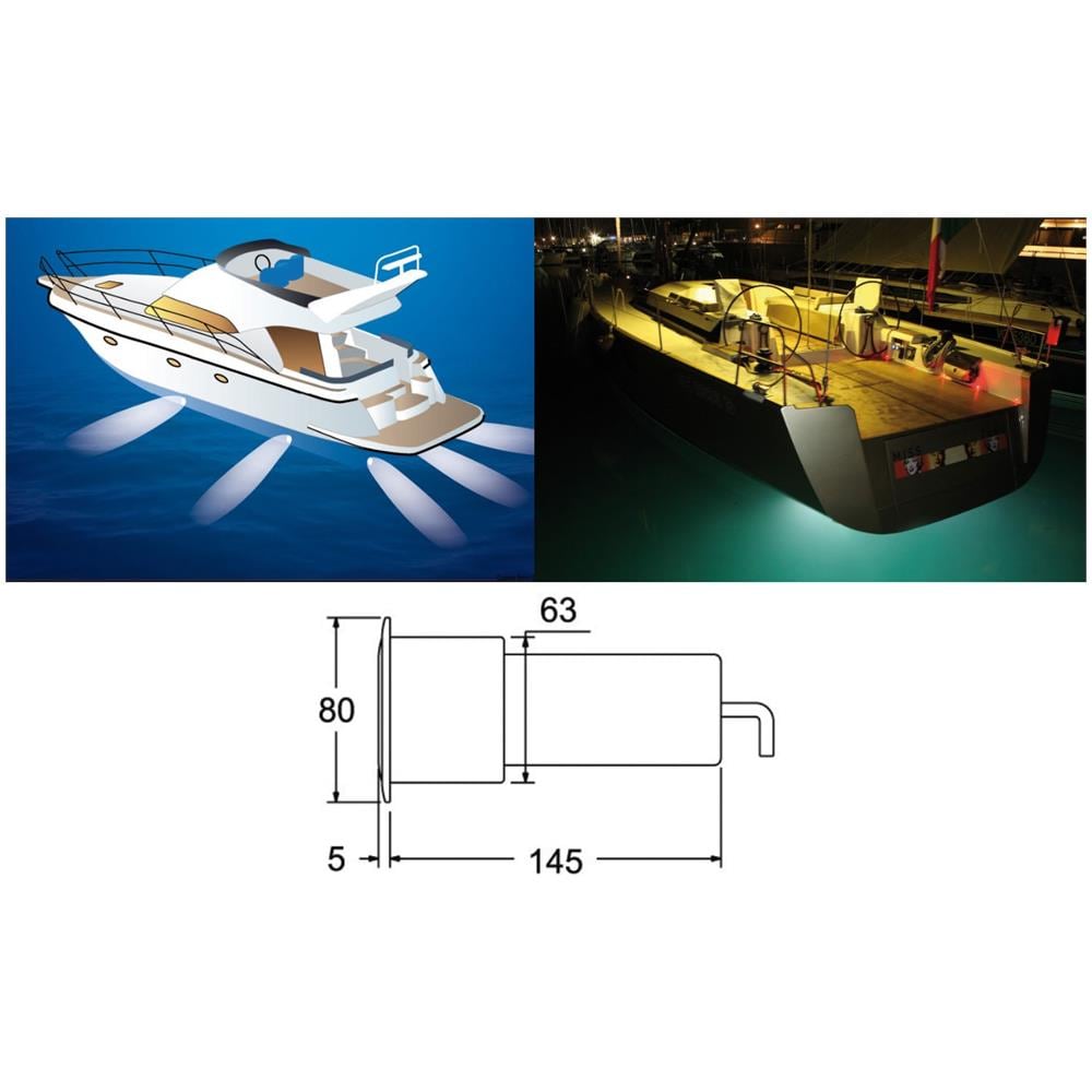 Faro subacqueo a LED 10W - Foto 2