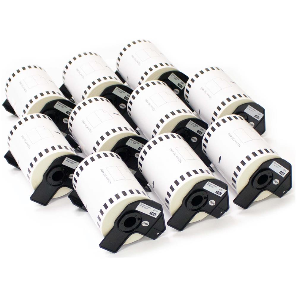 10 Rotoli Etichette Adesive Compatibili Brother P-Touch - 17mm X 54mm, 400 Etichette Per Rotolo - Foto 11