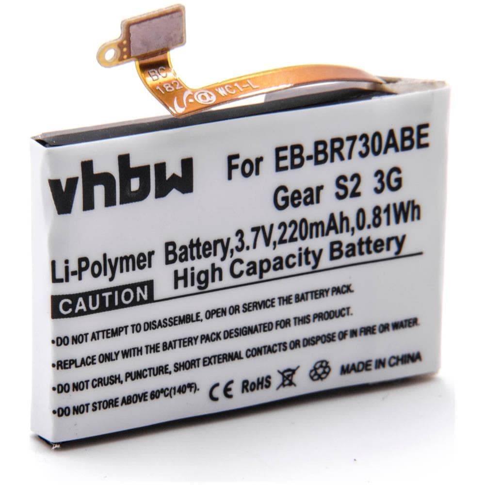 Litio-polimeri Batteria 220mah (3.7v) Per Smartwatch Orologio Braccialetto Fitness Come Samsung Eb-br730abe - Foto 1