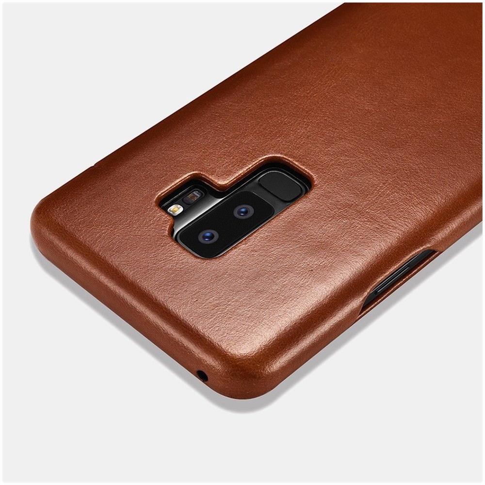 Samsung S9 Più Case Rosso Lusso In Pelle Curva Edge Series Vintage - Foto 3