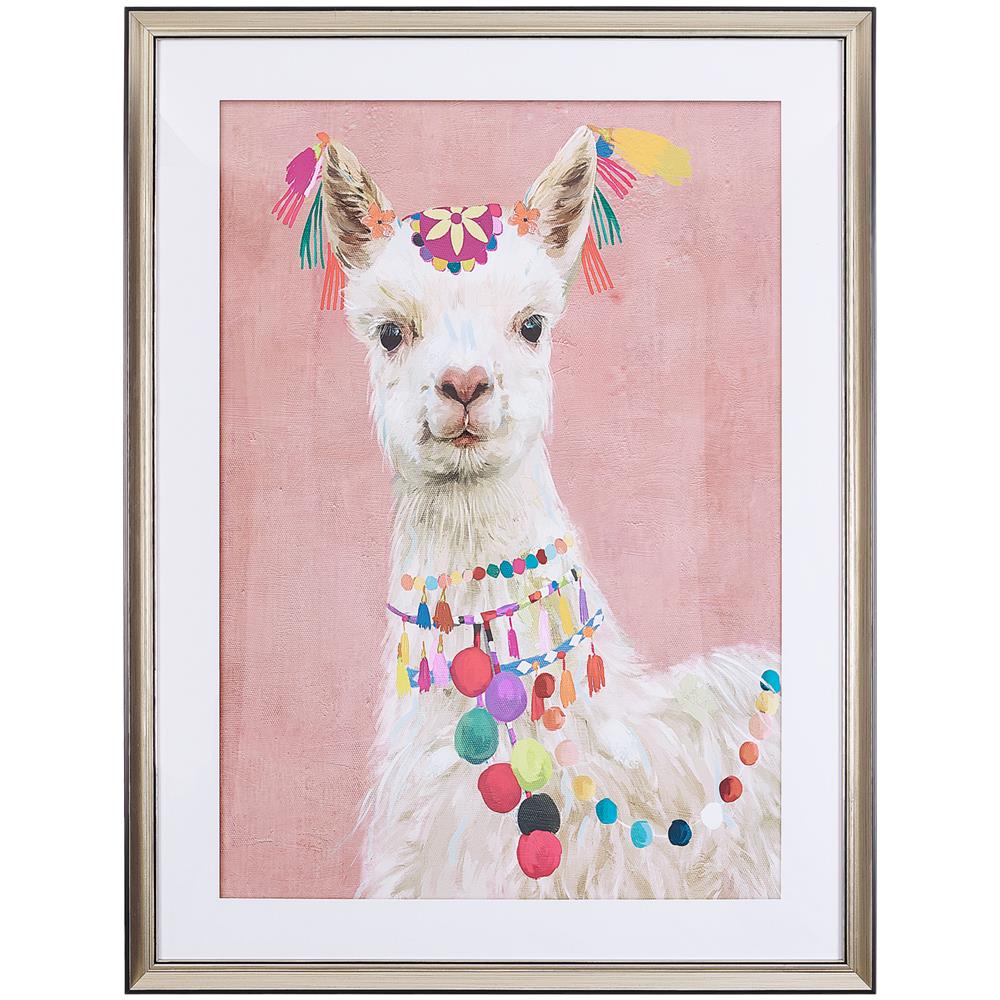 Quadro Decorativo Con Cornice 60 X 80 Cm Rosa Balala - Foto 1