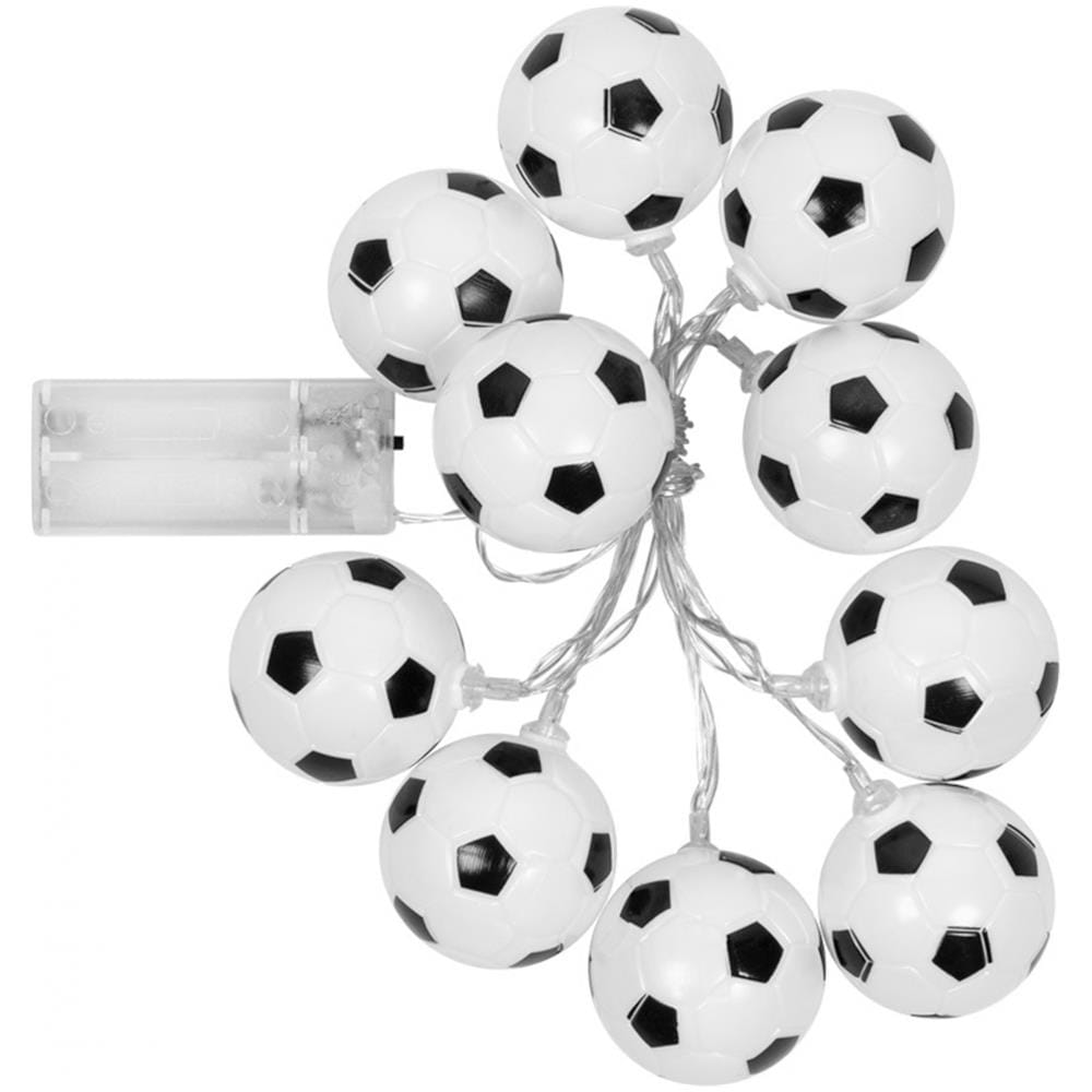 Ghirlanda Luminosa Palloni Da Calcio 140 Cm - Foto 2