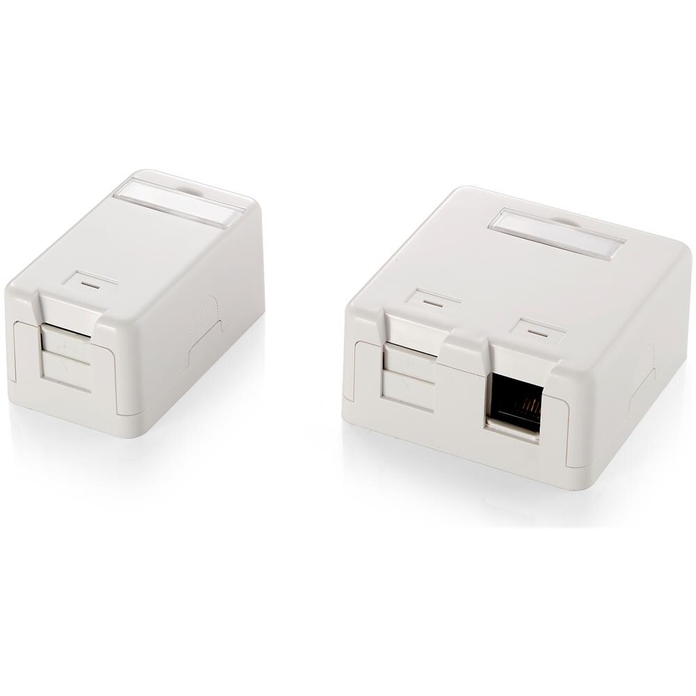 Surface Mounted Box for Keystone Jack, Bianco, 3,7 cm, 3 cm, 6,5 cm - Foto 4