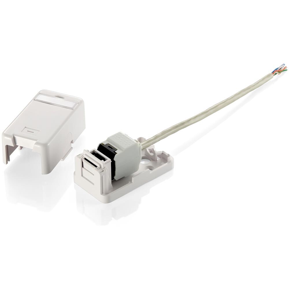 Surface Mounted Box for Keystone Jack, Bianco, 3,7 cm, 3 cm, 6,5 cm - Foto 2
