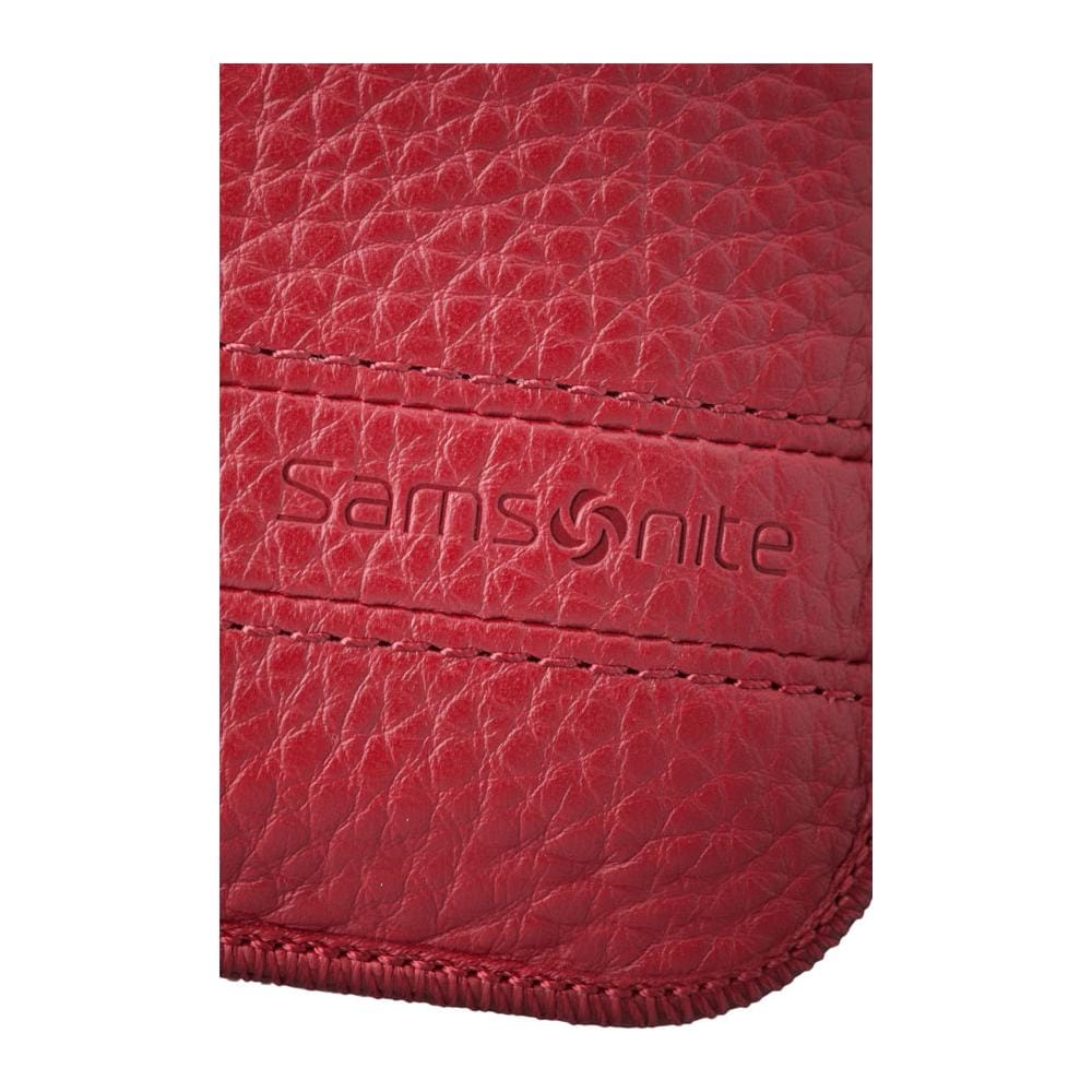 Slim Classic Leather Custodia a scorrimento Rosso - Foto 2