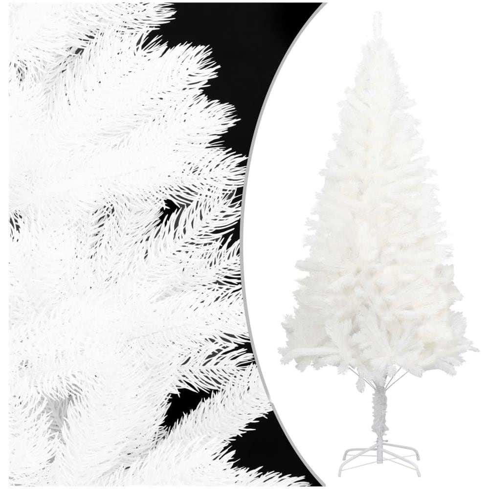 Albero Natale Artificiale con LED e Palline Bianco 180 cm - Foto 2