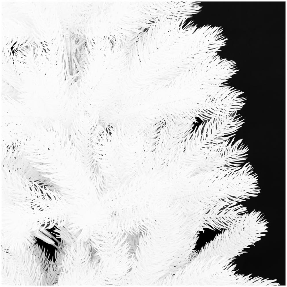 Albero Natale Artificiale con LED e Palline Bianco 180 cm - Foto 3