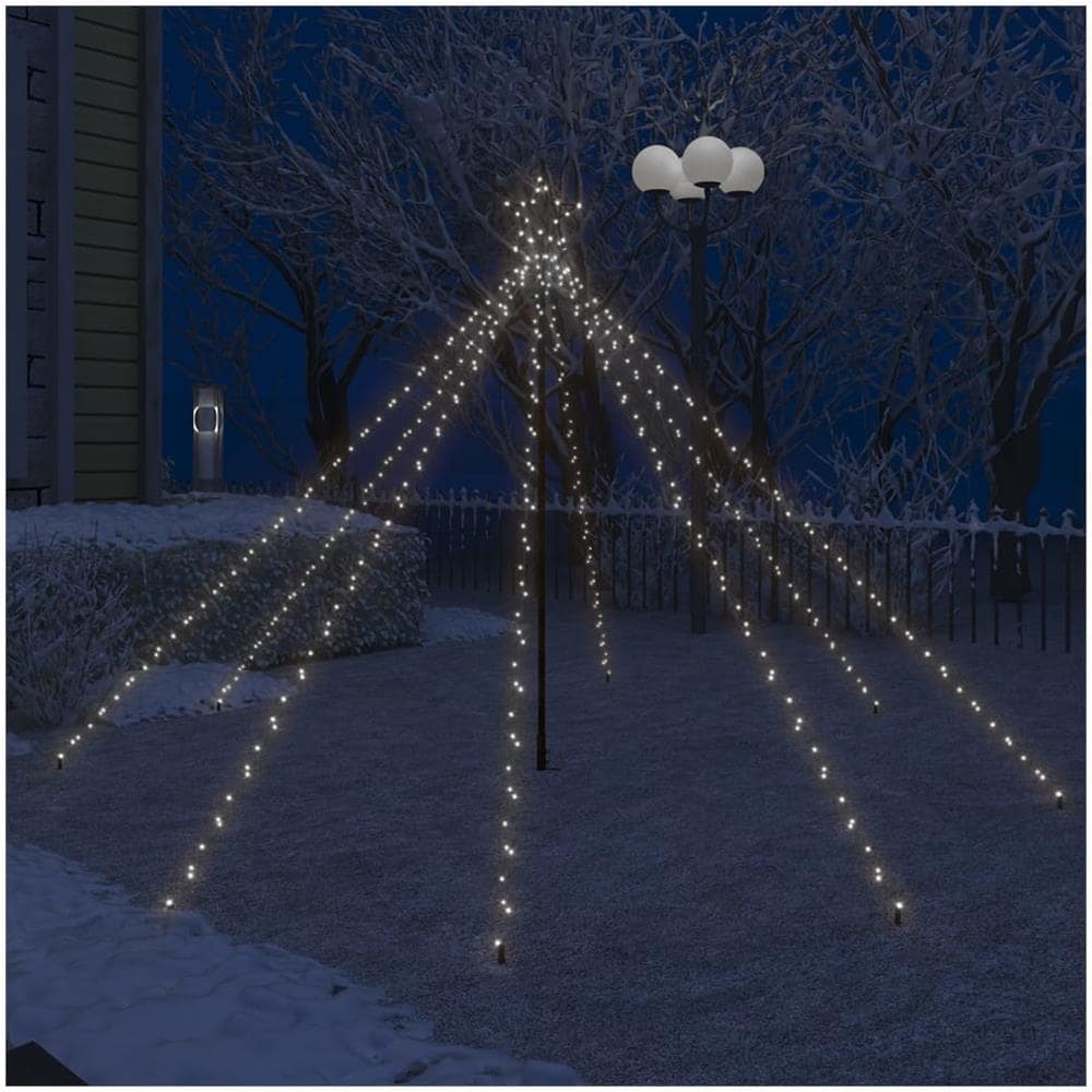 Albero Di Natale Cascata Luci Led Interni Esterni 400 Led 2,5 M - Foto 1